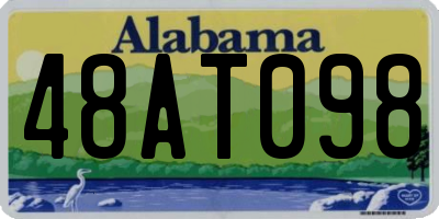 AL license plate 48AT098