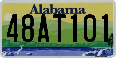 AL license plate 48AT101