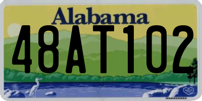 AL license plate 48AT102