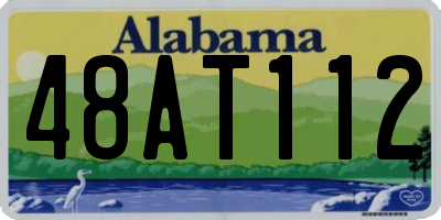 AL license plate 48AT112
