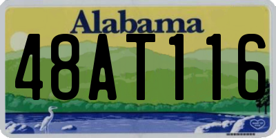 AL license plate 48AT116