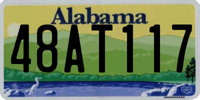 AL license plate 48AT117