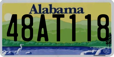 AL license plate 48AT118
