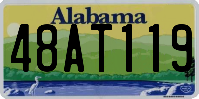 AL license plate 48AT119