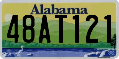AL license plate 48AT121