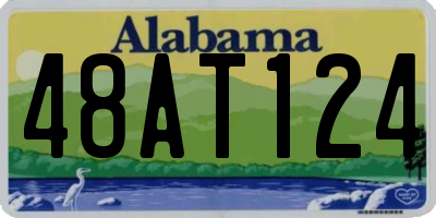 AL license plate 48AT124