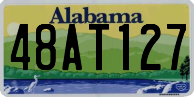AL license plate 48AT127