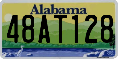 AL license plate 48AT128