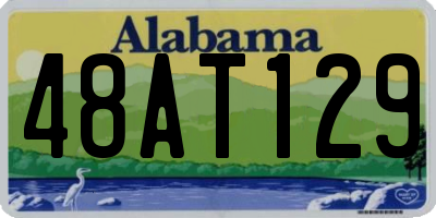 AL license plate 48AT129