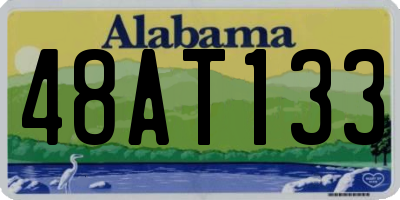 AL license plate 48AT133