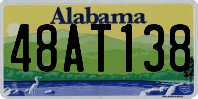 AL license plate 48AT138