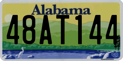 AL license plate 48AT144