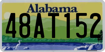 AL license plate 48AT152