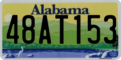 AL license plate 48AT153