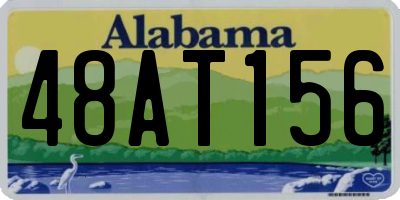AL license plate 48AT156