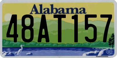 AL license plate 48AT157