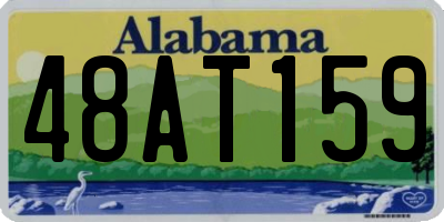 AL license plate 48AT159