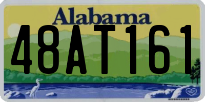 AL license plate 48AT161