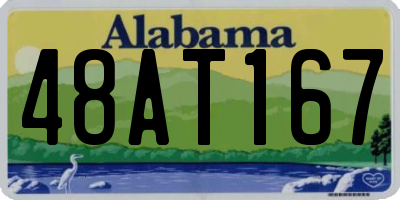 AL license plate 48AT167