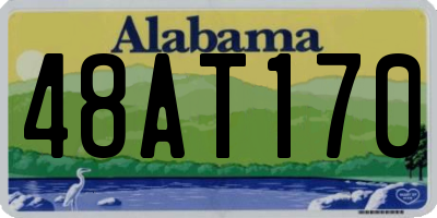 AL license plate 48AT170