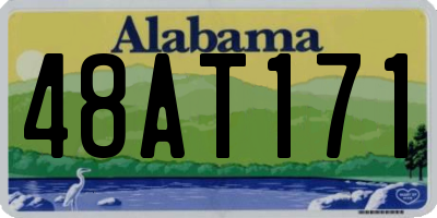 AL license plate 48AT171