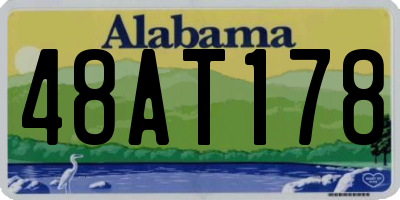 AL license plate 48AT178