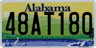 AL license plate 48AT180