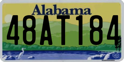 AL license plate 48AT184