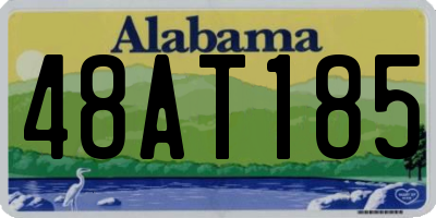 AL license plate 48AT185