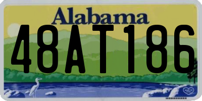 AL license plate 48AT186