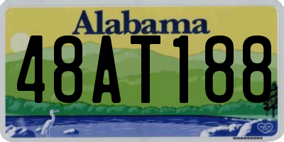 AL license plate 48AT188