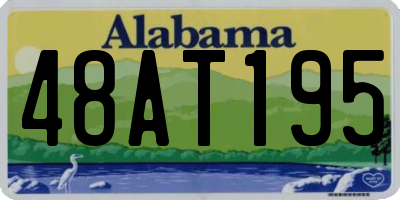 AL license plate 48AT195