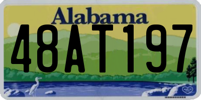 AL license plate 48AT197