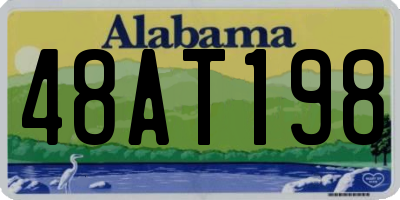 AL license plate 48AT198