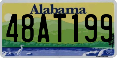AL license plate 48AT199
