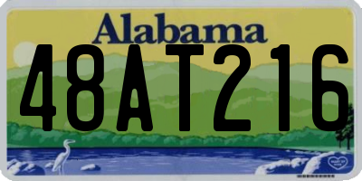 AL license plate 48AT216