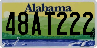 AL license plate 48AT222