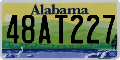 AL license plate 48AT227