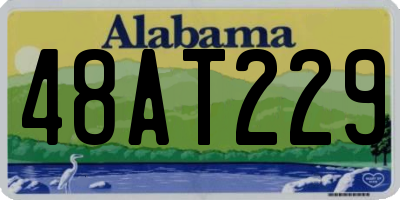 AL license plate 48AT229