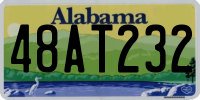 AL license plate 48AT232