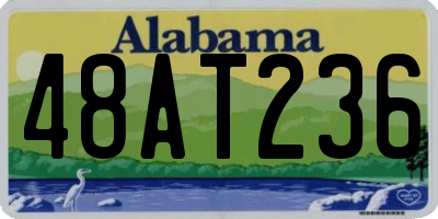 AL license plate 48AT236
