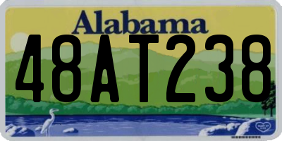 AL license plate 48AT238