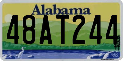 AL license plate 48AT244