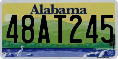 AL license plate 48AT245
