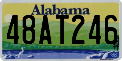 AL license plate 48AT246