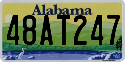 AL license plate 48AT247