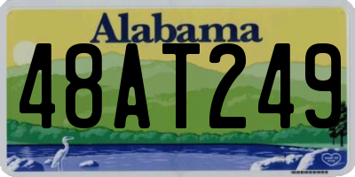 AL license plate 48AT249