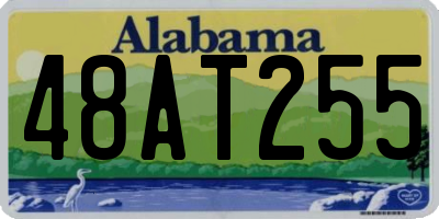 AL license plate 48AT255