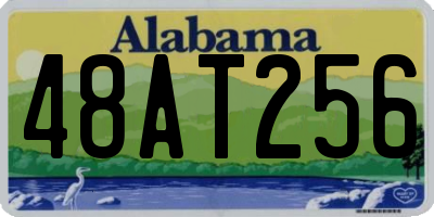 AL license plate 48AT256
