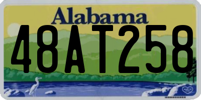 AL license plate 48AT258